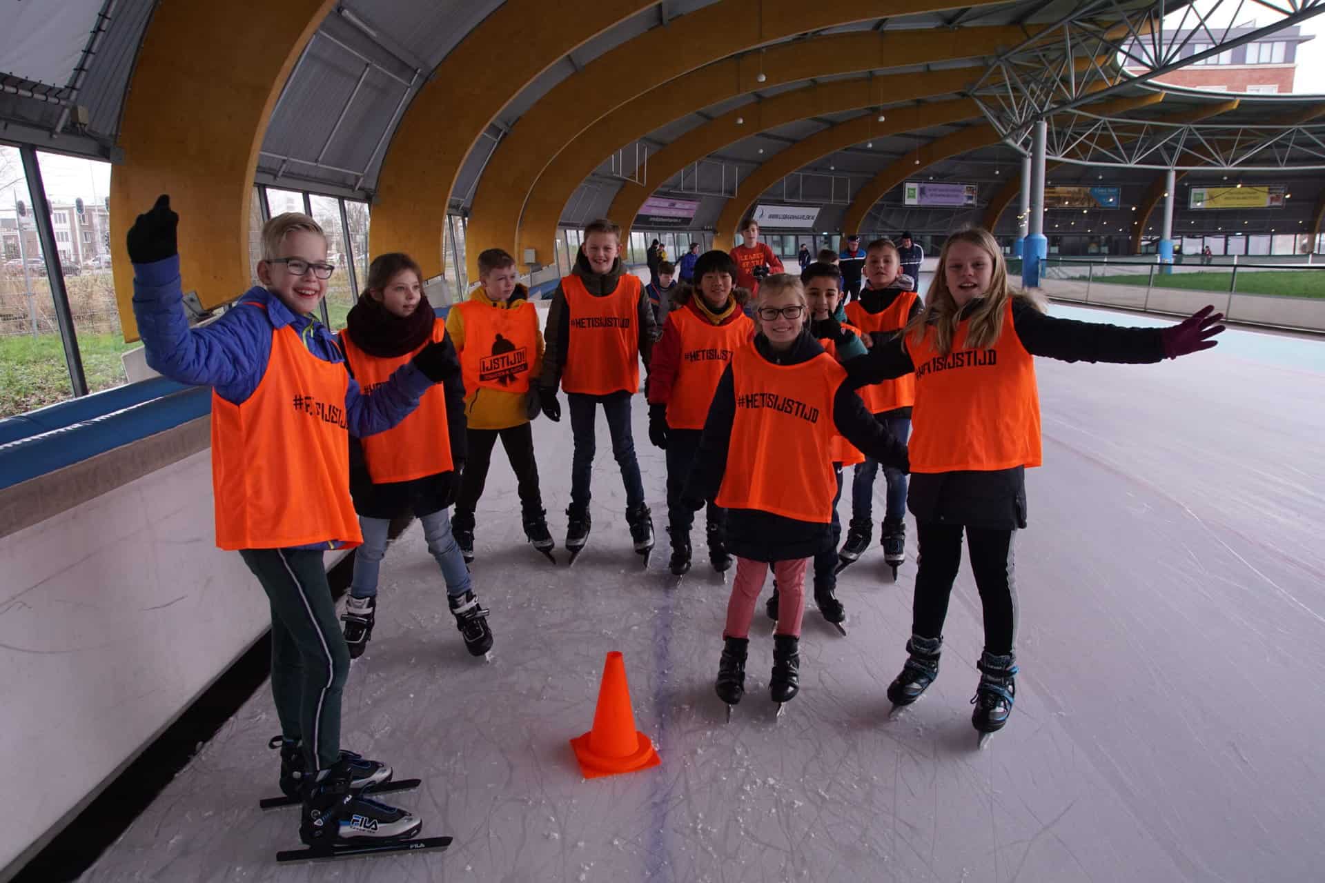 los van Malen Land van staatsburgerschap Schoolschaatsen - IJsbaan Haarlem